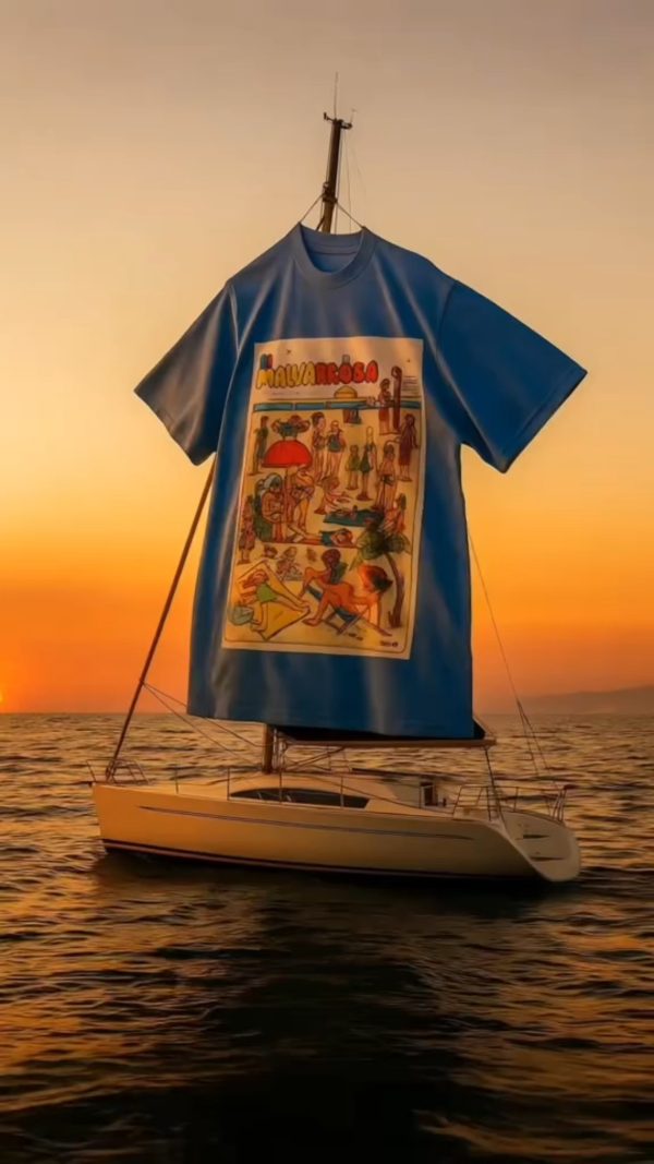 Boat 3D apparel mockup video
