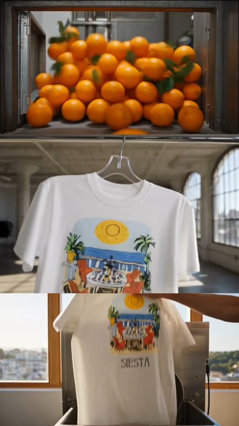 AI-generated WAWER product films edited into one collage